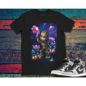 Marvel Guardians Of The Galaxy Groot Plants T Shirt